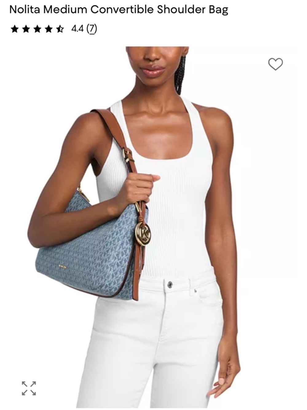 Michael Kors Blue Denim Nolita - Picture 12 of 15